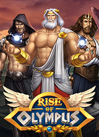 Rise of Olympus slot game poster